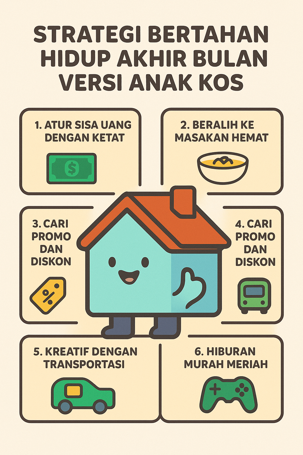 Strategi Bertahan Hidup Akhir Bulan Versi Anak Kos